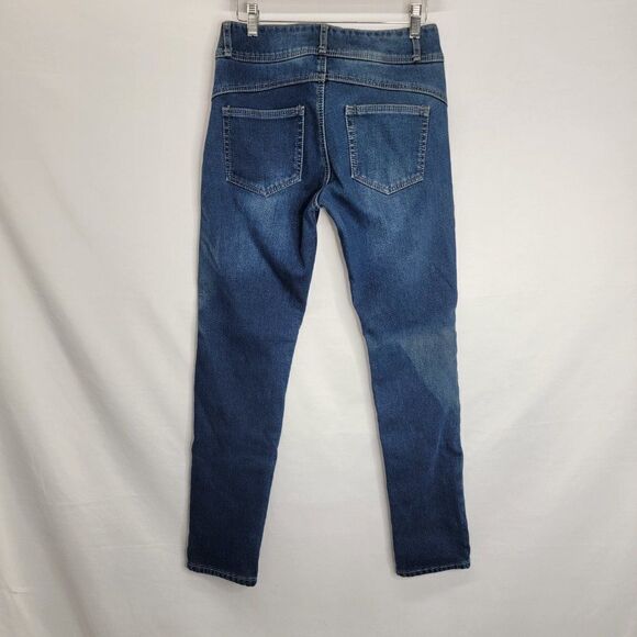 TIANFURUI Blue Skinny Denium Size 8 Inside Warm and Fuzzy - Picture 9 of 14